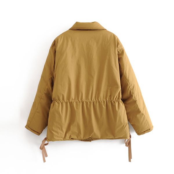 jackets lapel retro casual long-sleeved two-pocket warm female jacket single breasted drawstring waist simple chic women's coat, Black;brown
jackets lapel retro casual long-sleeved two-pocket warm female jacket single breasted drawstring waist simple chic women's coat, Black;brown