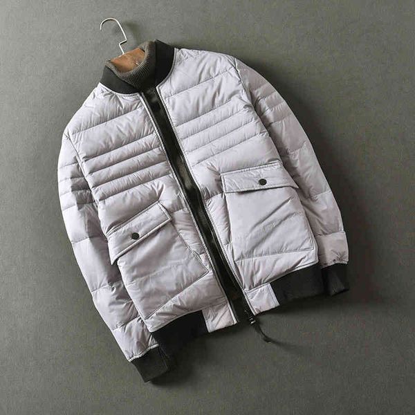 2021 winter new england style baseball collar lightweight and breathable down jacket men's fashion versatile casual slim coat, Black
2021 winter new england style baseball collar lightweight and breathable down jacket men's fashion versatile casual slim coat, Black
