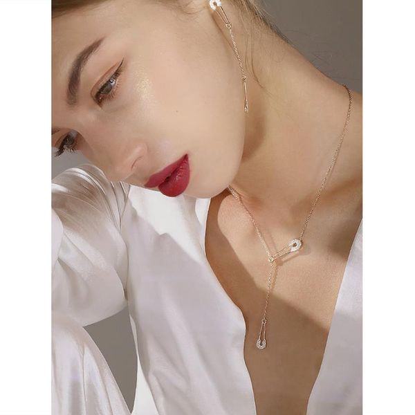 chains pin chain necklace female ins not rub off clavicle niche design feels light and decoration accessories pendant, Silver
chains pin chain necklace female ins not rub off clavicle niche design feels light and decoration accessories pendant, Silver