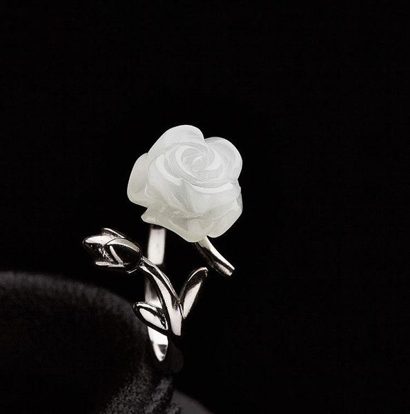 cluster rings jane love handlaget s925 sterling silver inlaid an white jade rose carved open ring art fresh classical, Golden;silver
cluster rings jane love handlaget s925 sterling silver inlaid an white jade rose carved open ring art fresh classical, Golden;silver