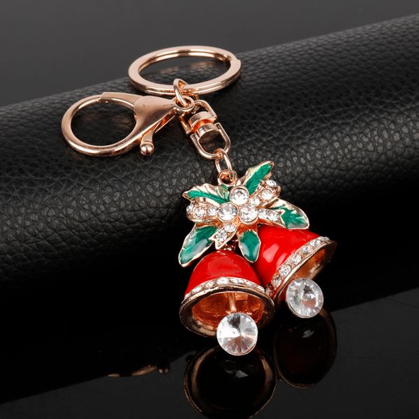 hanchang jewelry christmas bells keychain keyring women girls car key/bags gift luxurious christmas day decoration accessories, Silver
hanchang jewelry christmas bells keychain keyring women girls car key/bags gift luxurious christmas day decoration accessories, Silver
