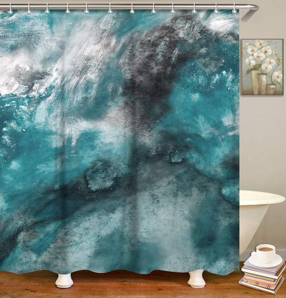 marble texture shower curtain, abstract fabric bathroom curtains set with hooks turquoise green bathroom decoration 72x72 inches
marble texture shower curtain, abstract fabric bathroom curtains set with hooks turquoise green bathroom decoration 72x72 inches