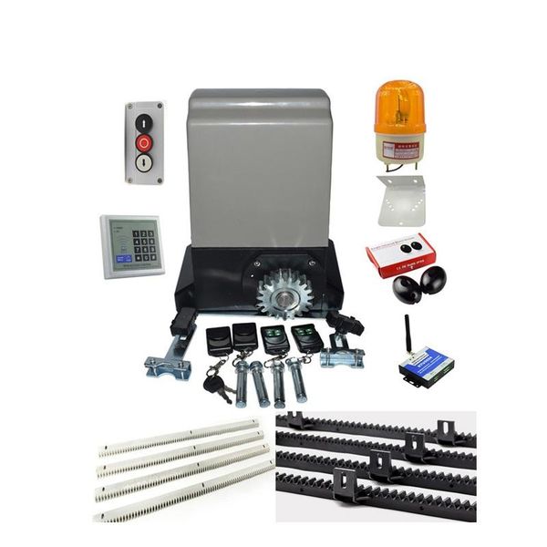 1200kg kit set sliding gate opener operator automatic motor 4m or 5m rails racks fingerprint access control
1200kg kit set sliding gate opener operator automatic motor 4m or 5m rails racks fingerprint access control