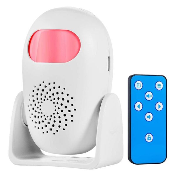 smart home sensor motion alarm pir wireless detector with remote control, welcome door 24 voices 4 volume levels
smart home sensor motion alarm pir wireless detector with remote control, welcome door 24 voices 4 volume levels