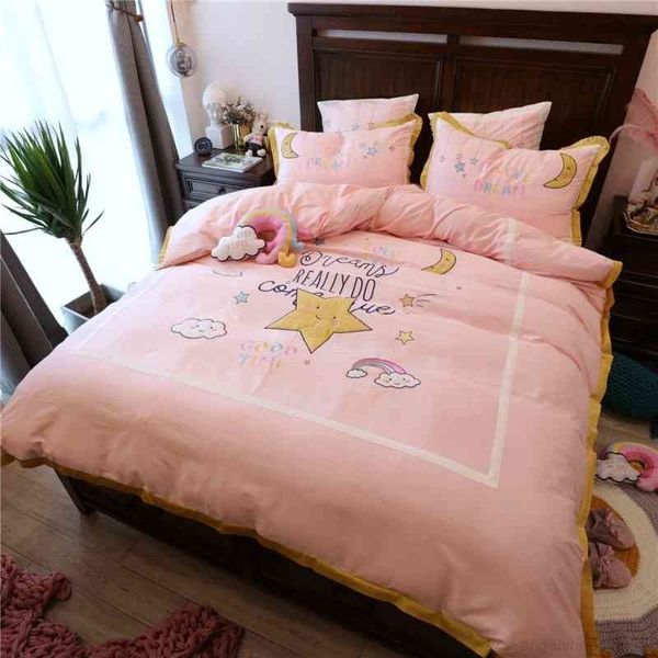 premium pink star embroidery duvet cover 600tc 100%egyptian cotton zipper luxurious soft bedding set bed sheet pillowcases
premium pink star embroidery duvet cover 600tc 100%egyptian cotton zipper luxurious soft bedding set bed sheet pillowcases