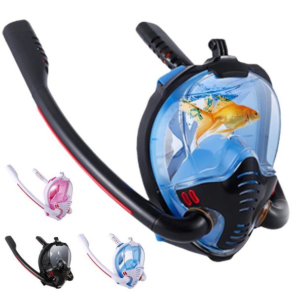 men women swimming mask double breathing tube silicone full dry snorkeling masks scuba diving goggles equipment
men women swimming mask double breathing tube silicone full dry snorkeling masks scuba diving goggles equipment