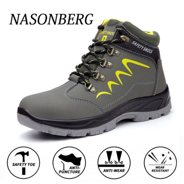 boots nasonberg construction work shoes steel toe cap anti-smashing safety waterproof for men winter, Black
boots nasonberg construction work shoes steel toe cap anti-smashing safety waterproof for men winter, Black