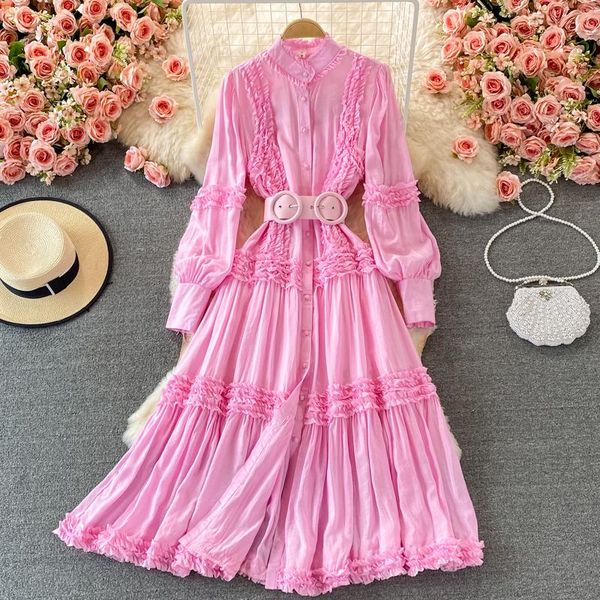 casual dresses woman dress edible tree stand collar long sleeve belted loose waist cardigan elegant vintage style 2021 tide, Black;gray
casual dresses woman dress edible tree stand collar long sleeve belted loose waist cardigan elegant vintage style 2021 tide, Black;gray