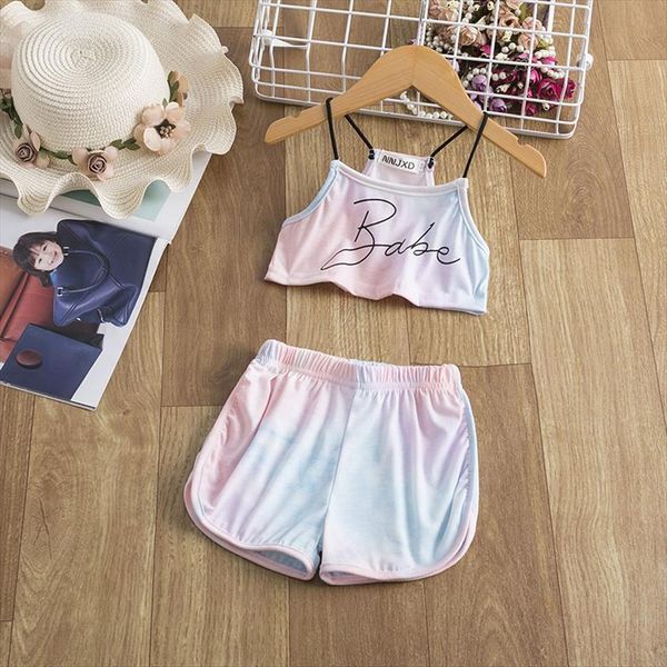 summer colorful tracksuits kids clothes set rainbow sport backless short pants 2pcs outfits toddler girls clothing, White
summer colorful tracksuits kids clothes set rainbow sport backless short pants 2pcs outfits toddler girls clothing, White
