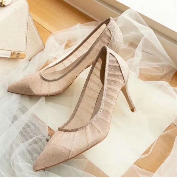 dress shoes 2021 bling silver mesh high-heeled lace pointed wedding bride fairy style thin heel sexy, Black
dress shoes 2021 bling silver mesh high-heeled lace pointed wedding bride fairy style thin heel sexy, Black