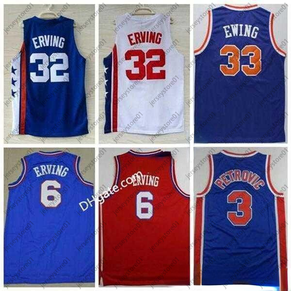 1992 good quality sportwear embroidery #33 patrick ewing 6 dr j julius erving jerseys white blue #3 drazen petrovic sports basketball shirts, Black;red
1992 good quality sportwear embroidery #33 patrick ewing 6 dr j julius erving jerseys white blue #3 drazen petrovic sports basketball shirts, Black;red