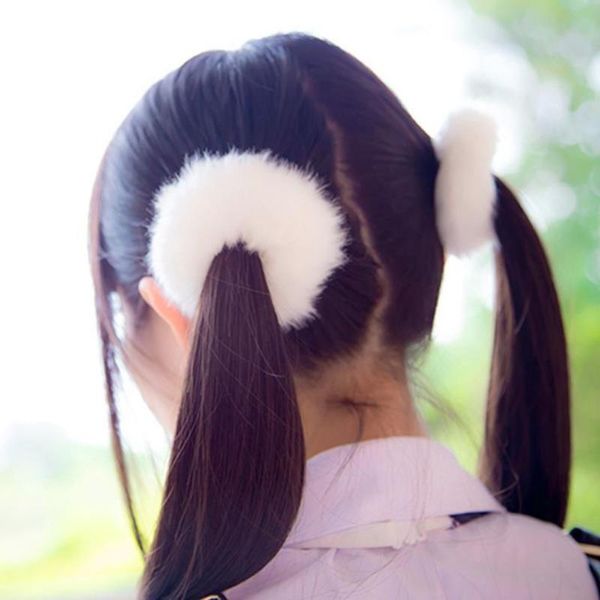 hair accessories 1pc cute animal ball ring rubber band elastic bands korean headwear children girls ornaments, Slivery;white
hair accessories 1pc cute animal ball ring rubber band elastic bands korean headwear children girls ornaments, Slivery;white