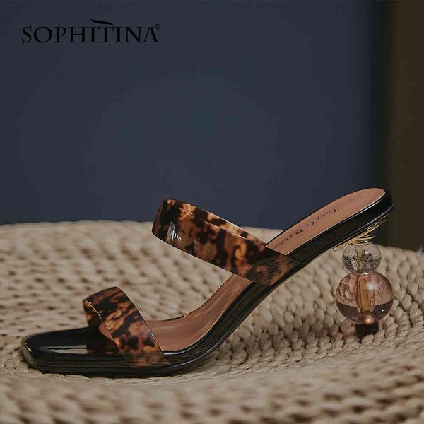 sophitina women's sandals square toe high heel strange crystal fashion strange heel summer leopard ladies dress shoes po691 210513, Black
sophitina women's sandals square toe high heel strange crystal fashion strange heel summer leopard ladies dress shoes po691 210513, Black
