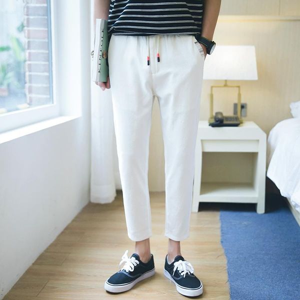 men's pants men harem nice man streetwear cotton linen solid pant male harajuku ankle-length fashion trousers plus size 5xl, Black
men's pants men harem nice man streetwear cotton linen solid pant male harajuku ankle-length fashion trousers plus size 5xl, Black