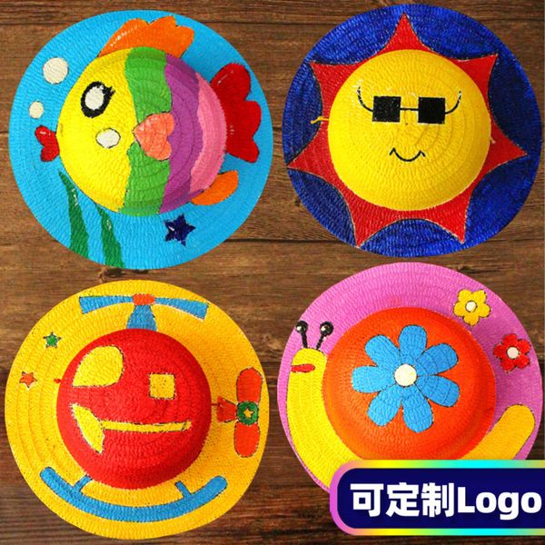 straw hat diy painting children's kindergarten hand graffiti coloring creative manual material package, Yellow
straw hat diy painting children's kindergarten hand graffiti coloring creative manual material package, Yellow