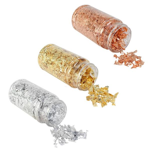 other arts and crafts 3g/bottle gold leaf flakes silver copper foil fragments for diy painting materials nail beauty gilding decor
other arts and crafts 3g/bottle gold leaf flakes silver copper foil fragments for diy painting materials nail beauty gilding decor