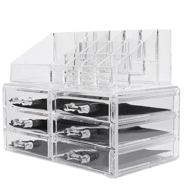 storage boxes & bins 1 pc transparent box multilayer deskcase drawer container (white)
storage boxes & bins 1 pc transparent box multilayer deskcase drawer container (white)