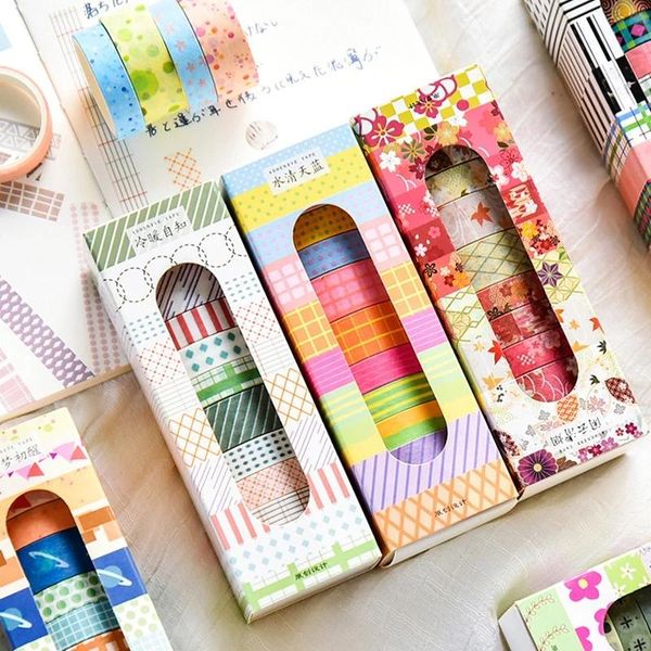 gift wrap 10 rolls basic floral washi tape set diy decorative diary scrapbooking planner journal craft stickers stationery
gift wrap 10 rolls basic floral washi tape set diy decorative diary scrapbooking planner journal craft stickers stationery