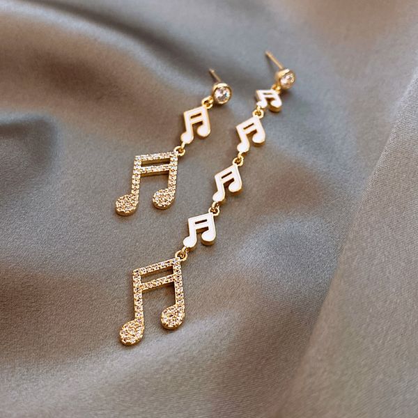 925 silver needle asymmetric notes eardrop south designer east gate personality design earring network red fashion earrings women
925 silver needle asymmetric notes eardrop south designer east gate personality design earring network red fashion earrings women