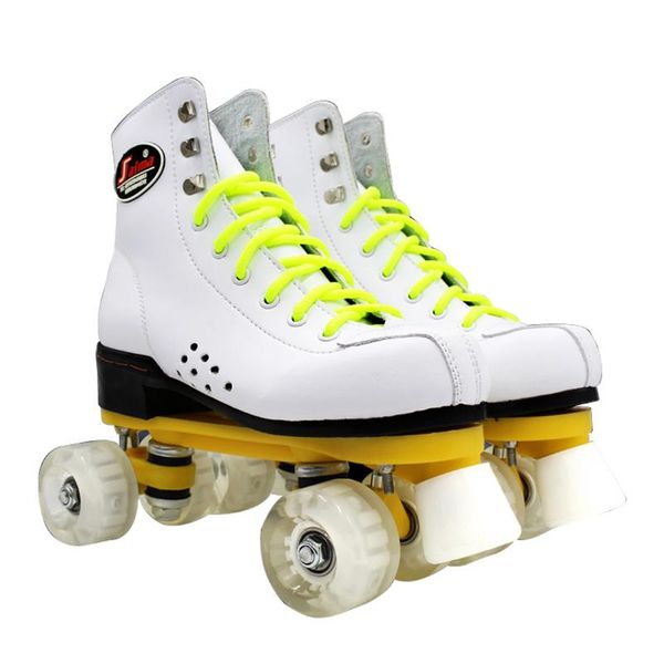 artificial leather roller skates white double line men women two skating patines with black pink pu 4 wheels inline &
artificial leather roller skates white double line men women two skating patines with black pink pu 4 wheels inline &
