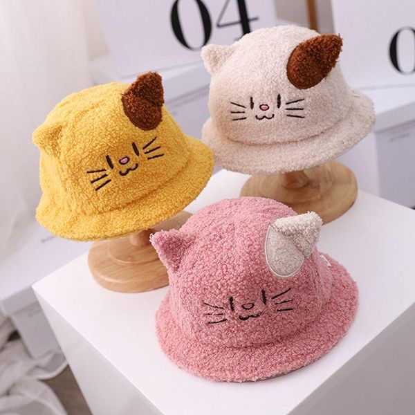 caps & hats cartoon cat baby hat with ears cute kids boys girls lamb wool bucket autumn winter keep warm children panama fisherman cap, Yellow
caps & hats cartoon cat baby hat with ears cute kids boys girls lamb wool bucket autumn winter keep warm children panama fisherman cap, Yellow