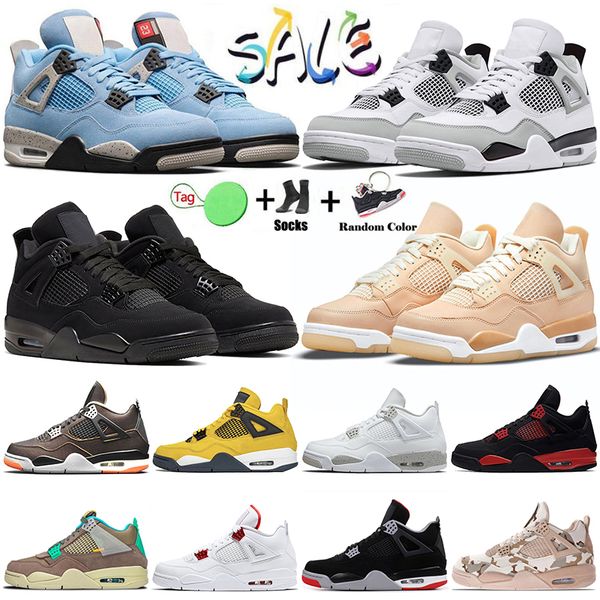 2022 with socks jumpman 4 4s mens women basketball shoes black cat university blue red thunder desert moss taupe haze white sail off sneaker
2022 with socks jumpman 4 4s mens women basketball shoes black cat university blue red thunder desert moss taupe haze white sail off sneaker