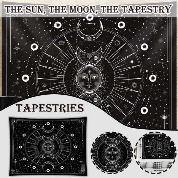 tapestries white black sun moon tapestry wall hanging celestial hippie carpets dorm decor 150x200cm
tapestries white black sun moon tapestry wall hanging celestial hippie carpets dorm decor 150x200cm