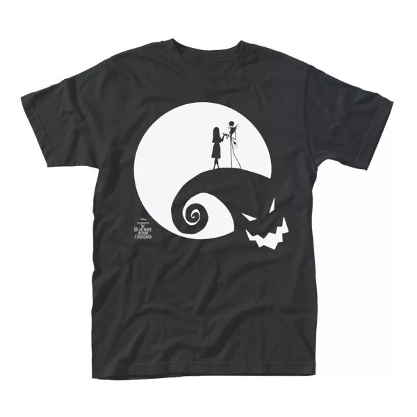 nightmare before christmas oogie boogie authorized moon men t-shirt, White;black 
nightmare before christmas oogie boogie authorized moon men t-shirt, White;black