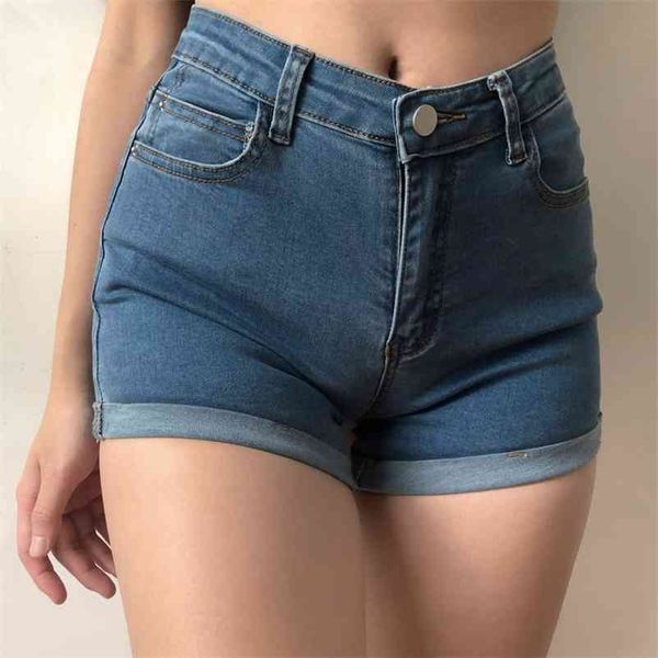summer denim shorts female tight-fitting stretch women's tight-fitting high-waist curling for women 210517, White;black
summer denim shorts female tight-fitting stretch women's tight-fitting high-waist curling for women 210517, White;black