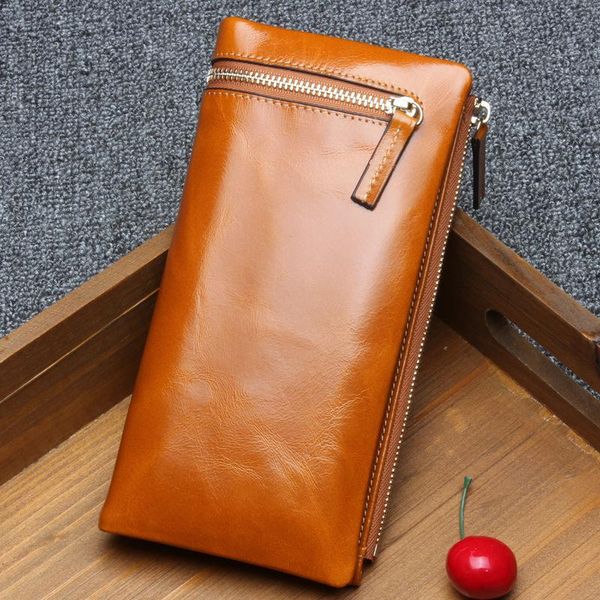 quality luxury high purses for women vintage genuine leather long wallet fashion solid cow clutch bags wallets, Red;black
quality luxury high purses for women vintage genuine leather long wallet fashion solid cow clutch bags wallets, Red;black