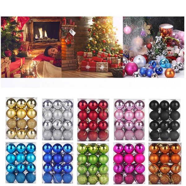 party decoration 24pcs 3cm christmas tree decor ball bauble xmas hanging ornament decorations for home gifts
party decoration 24pcs 3cm christmas tree decor ball bauble xmas hanging ornament decorations for home gifts