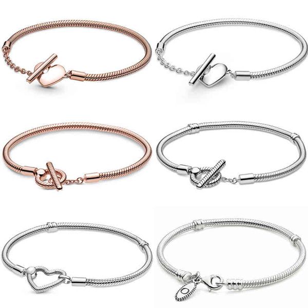 original rose moments heart closure t-bar snake chain bracelet fit fashion 925 sterling silver bangle bead charm diy jewelry, Black
original rose moments heart closure t-bar snake chain bracelet fit fashion 925 sterling silver bangle bead charm diy jewelry, Black