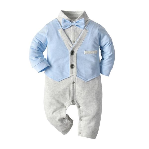 jumpsuits infant clothing formal autumn boy overalls baby rompers cotton long-sleeves jumpsuit costume born boys clothes fake vest 24m, Blue
jumpsuits infant clothing formal autumn boy overalls baby rompers cotton long-sleeves jumpsuit costume born boys clothes fake vest 24m, Blue