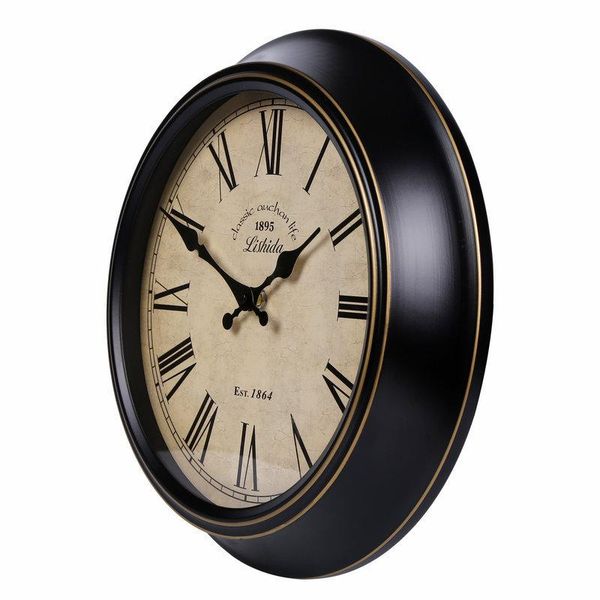 american wall clock vintage metal living room black silent shabby chic kitchen clocks watch horloge mural home decor sc567
american wall clock vintage metal living room black silent shabby chic kitchen clocks watch horloge mural home decor sc567