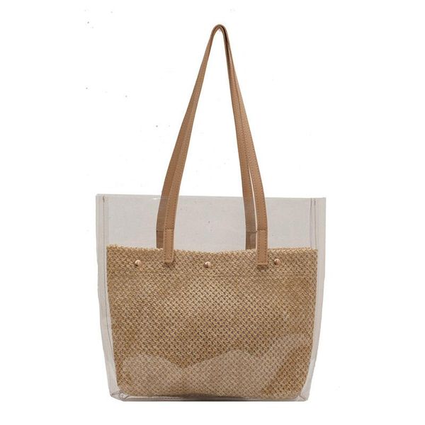 evening bags lady totes shoulder bag big capacity pvc shopping women eco reusable shopper straw weaving messenger designer
evening bags lady totes shoulder bag big capacity pvc shopping women eco reusable shopper straw weaving messenger designer