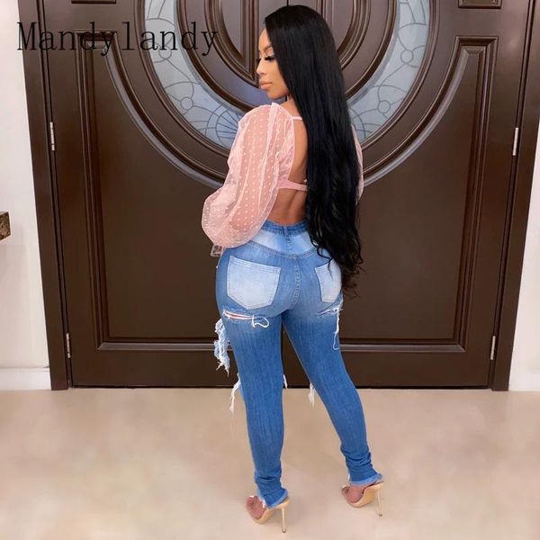 mandylandy autumn winter fashion hole ripped slim jeans women's high waist solid color washed pocket denim pencil pants & capris, Black;white
mandylandy autumn winter fashion hole ripped slim jeans women's high waist solid color washed pocket denim pencil pants & capris, Black;white
