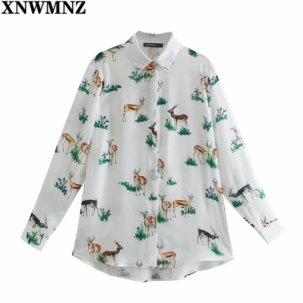 women fashion animal printed satin finish shirt vintage casual loose button-up long sleeves blouses female chic 210520, White
women fashion animal printed satin finish shirt vintage casual loose button-up long sleeves blouses female chic 210520, White