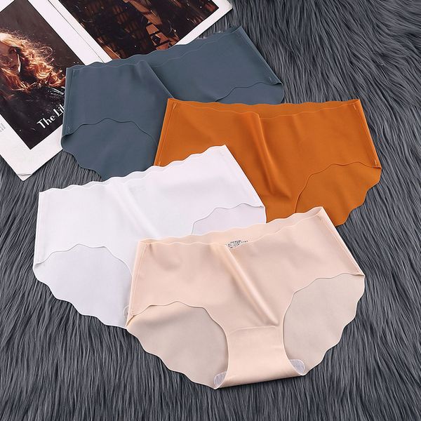 womens ice silk seamless one-piece underwear comfortable mid-waist breathable purified cotton crotch wavy edge hip-wrapped womens briefs sum, Black;pink
womens ice silk seamless one-piece underwear comfortable mid-waist breathable purified cotton crotch wavy edge hip-wrapped womens briefs sum, Black;pink