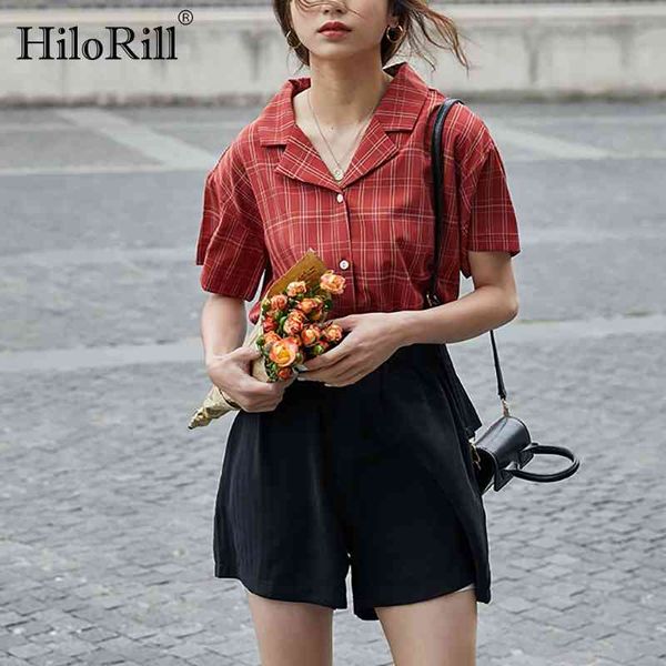 summer 2 piece set women elegant batwing short sleeve plaid blouse solid elastic high waist loose shorts lady roupas 210508, White
summer 2 piece set women elegant batwing short sleeve plaid blouse solid elastic high waist loose shorts lady roupas 210508, White