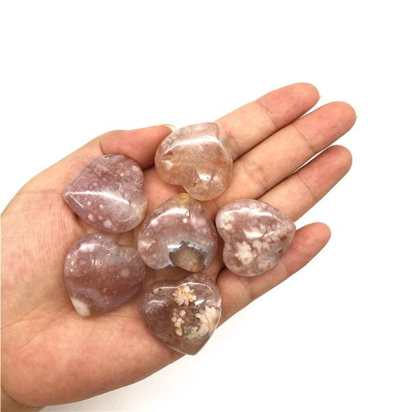 decorative objects & figurines 1pc cute natural cherry blossom agate heart shaped crystal gemstone healing quartz crystals
decorative objects & figurines 1pc cute natural cherry blossom agate heart shaped crystal gemstone healing quartz crystals