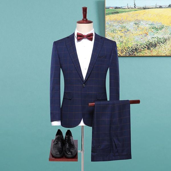 men's suits & blazers plaid suit slim korean 3-piece groom wedding dress business professional wear jacket vest pants 2021, White;black
men's suits & blazers plaid suit slim korean 3-piece groom wedding dress business professional wear jacket vest pants 2021, White;black
