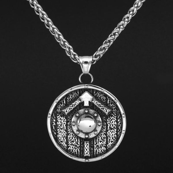 chains nordic viking necklace for men rune shield amulet stainless stell pendant jewelry with valknut gift bag, Silver
chains nordic viking necklace for men rune shield amulet stainless stell pendant jewelry with valknut gift bag, Silver