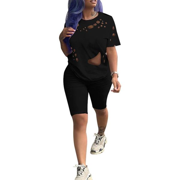 summer hollow two piece set women clothes short sleeve hole t-shirt+shorts festival casaul 2 outfits suit women's tracksuits, Gray
summer hollow two piece set women clothes short sleeve hole t-shirt+shorts festival casaul 2 outfits suit women's tracksuits, Gray
