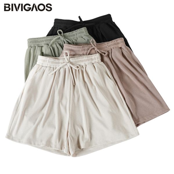 bivigaos summer sweet shorts women drawstring casual loose wide leg ladies lungewear 210719, White;black
bivigaos summer sweet shorts women drawstring casual loose wide leg ladies lungewear 210719, White;black