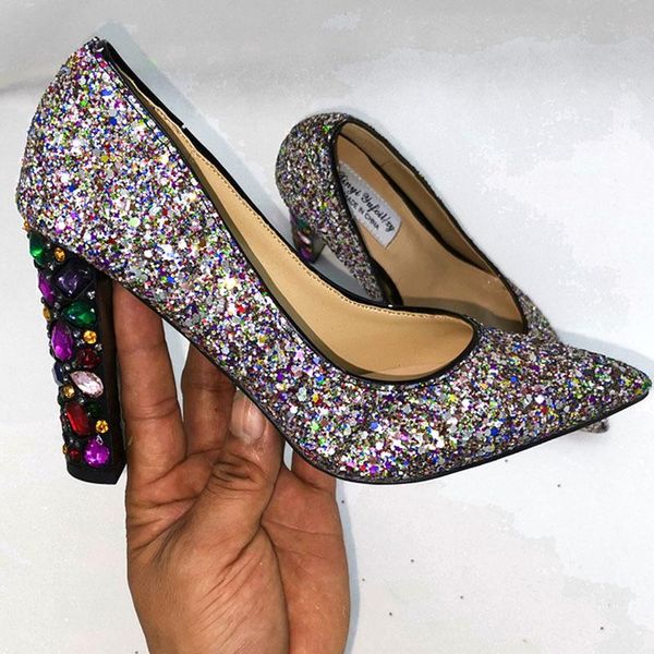 dress shoes glitter pumps women wedding high heels rhinestone block heel crystal fashion bride silver ladies spring, Black
dress shoes glitter pumps women wedding high heels rhinestone block heel crystal fashion bride silver ladies spring, Black