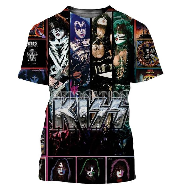 men's t-shirts kiss-3d printed and women's t-shirts, harajuku style street leisure, urban fashion clothes, summer, White;black
men's t-shirts kiss-3d printed and women's t-shirts, harajuku style street leisure, urban fashion clothes, summer, White;black