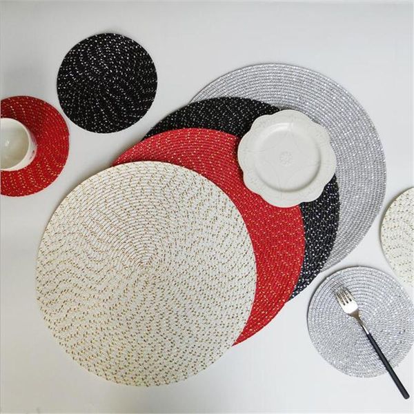 mats & pads simple round dining table non-slip placemat thickened insulated meal mat for home kitchen accessories decoration
mats & pads simple round dining table non-slip placemat thickened insulated meal mat for home kitchen accessories decoration