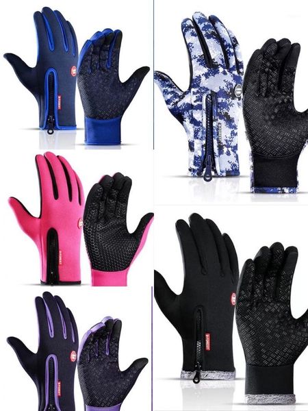 cycling gloves winter ski full finger mitten outdoor sports motorcycle riding plush touch screen warm bicycle windproof no-slip1, Black
cycling gloves winter ski full finger mitten outdoor sports motorcycle riding plush touch screen warm bicycle windproof no-slip1, Black