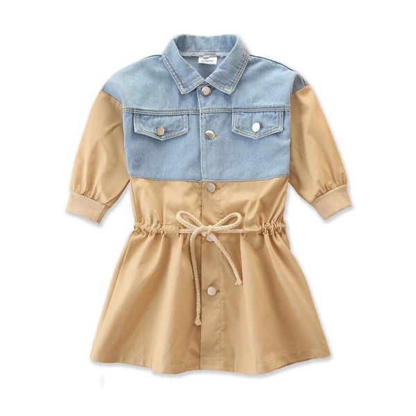 autumn fashion girls clothes casual long-sleeved windbreaker denim color matching coats girl jacket buttons kids outerwear wear coat, Blue;gray
autumn fashion girls clothes casual long-sleeved windbreaker denim color matching coats girl jacket buttons kids outerwear wear coat, Blue;gray