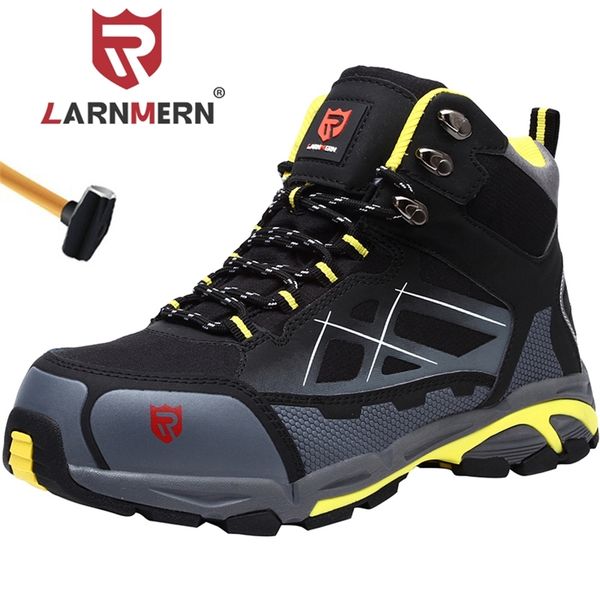 larnmern mens steel toe safety shoes lightweight breathable anti-smashing anti-puncture anti-static protective work boots 210820, Black
larnmern mens steel toe safety shoes lightweight breathable anti-smashing anti-puncture anti-static protective work boots 210820, Black
